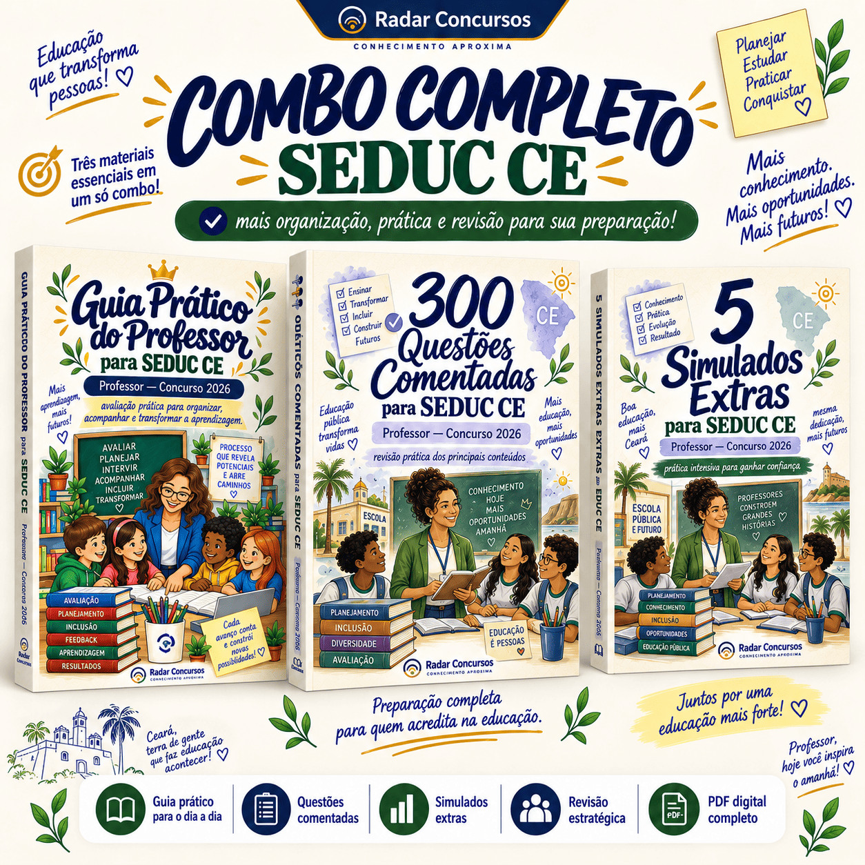 Combo 3 em 1