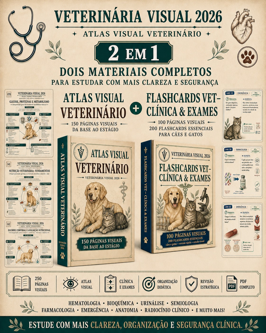 Combo 2 em 1 VetLab 2026