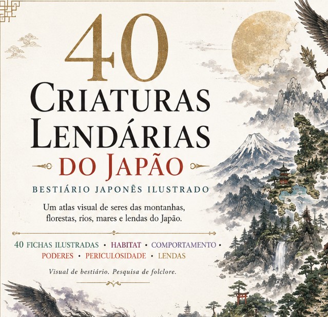 +40 Criaturas Lendárias do Japão