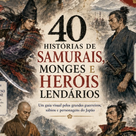 +40 Histórias de Samurais Monges Heróis