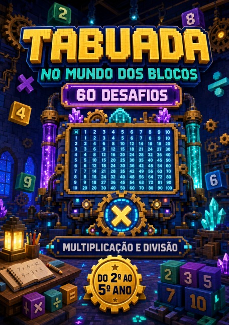 60 Desafios Tabuada no Mundo dos Blocos 