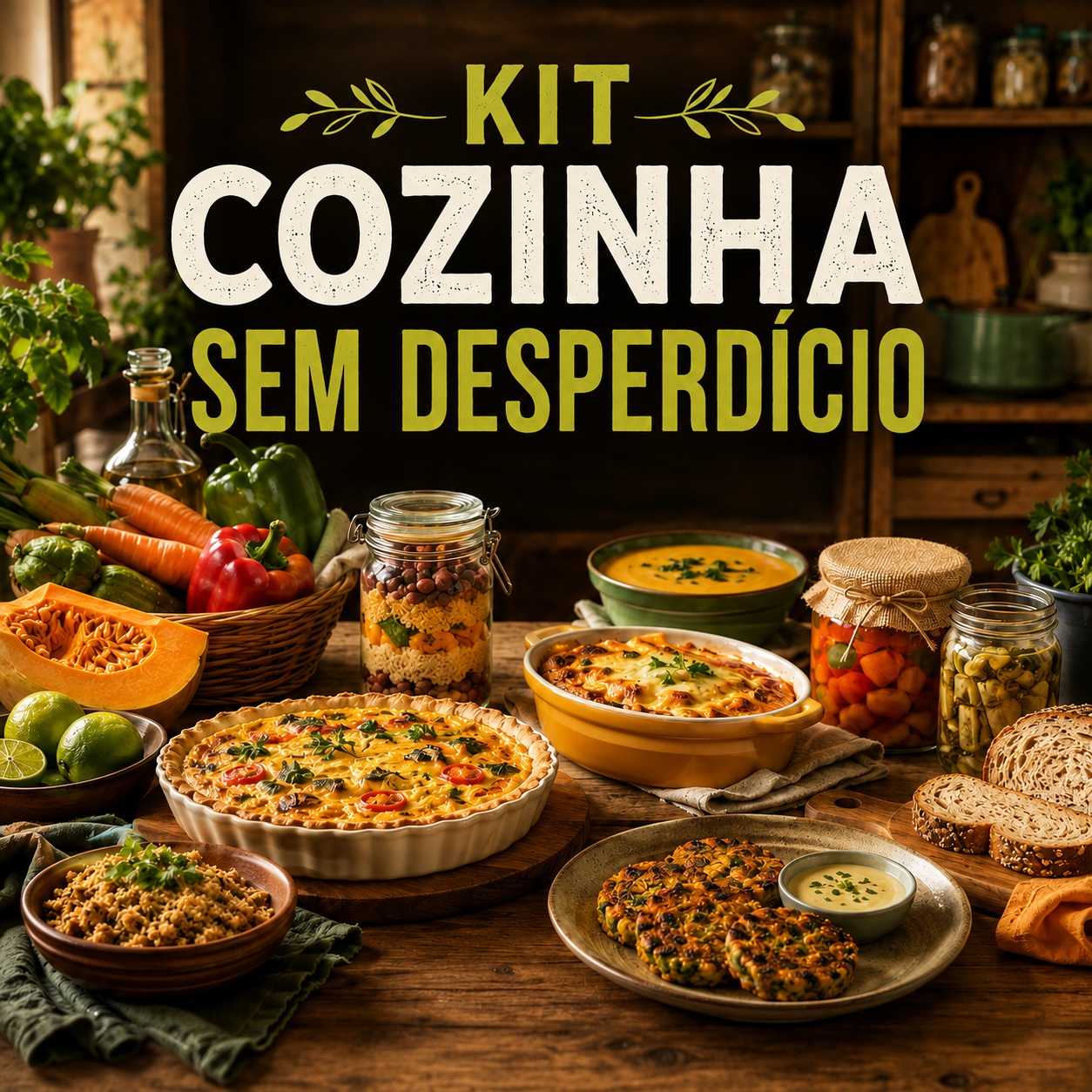 KIT COZINHA SEM DESPERDÍCIO