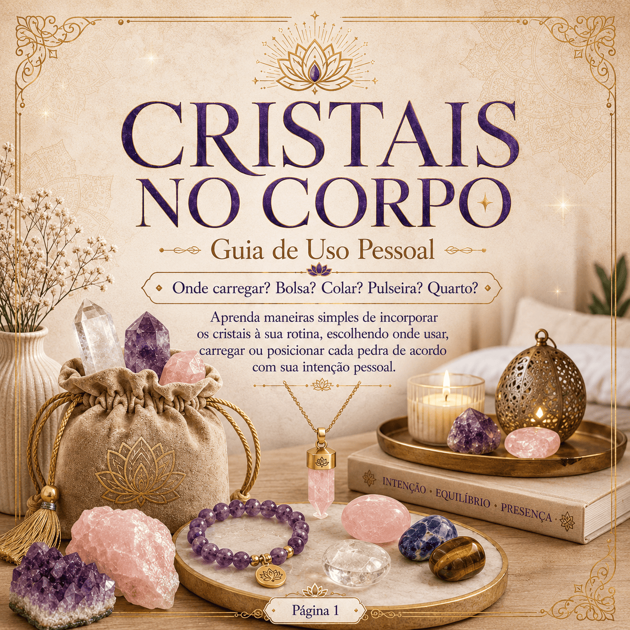 Cristais no Corpo Guia de Uso Pessoal