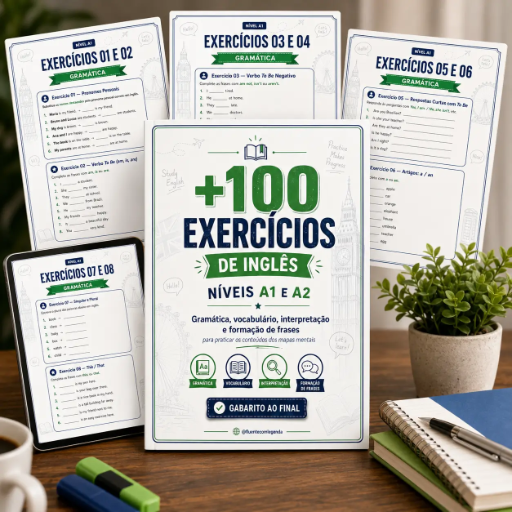 100 Exercícios de Inglês A1–A2