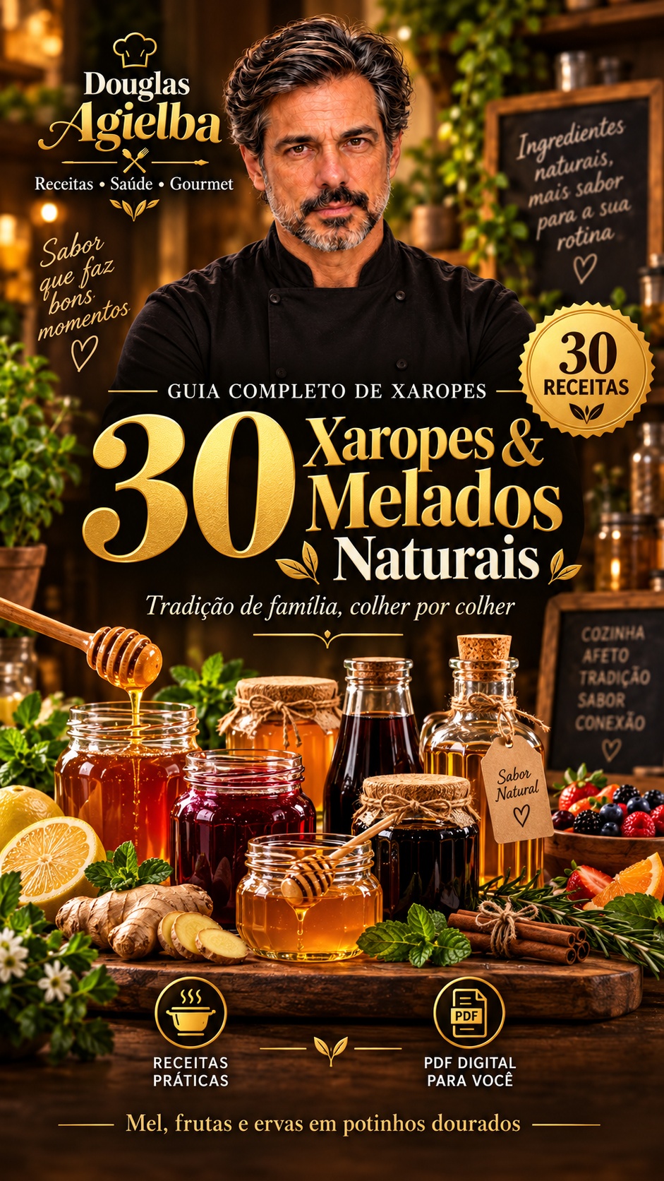 30 Xaropes & Melados Naturais