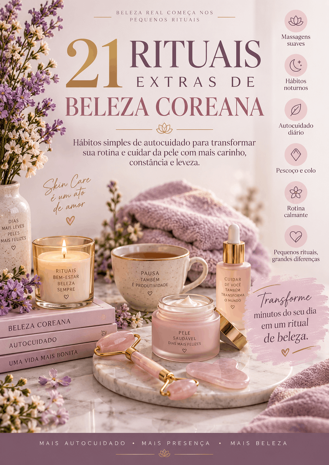 Leve também 21 Rituais de Beleza Coreana