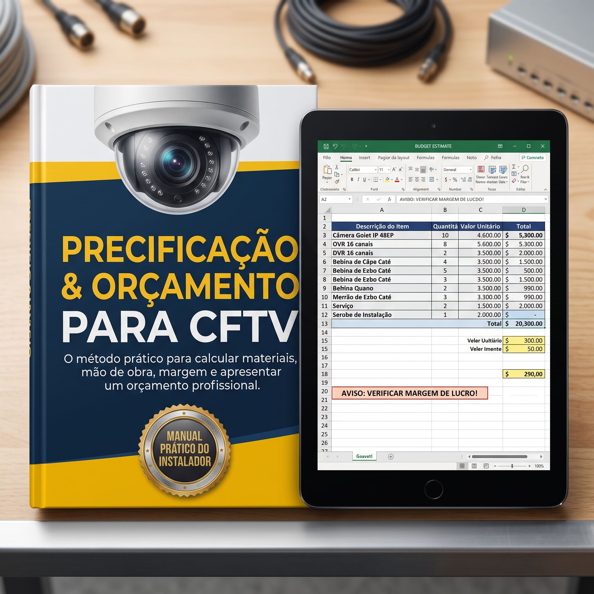 PRECIFICAÇÃO & ORÇAMENTO PARA CFTV