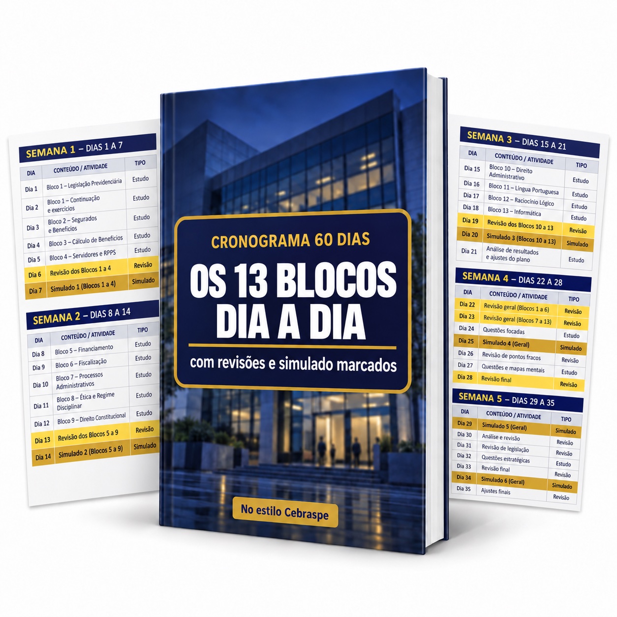 Cronograma INSS 60 Dias