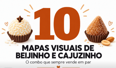 Mapas Visuais de Beijinho e Cajuzinho