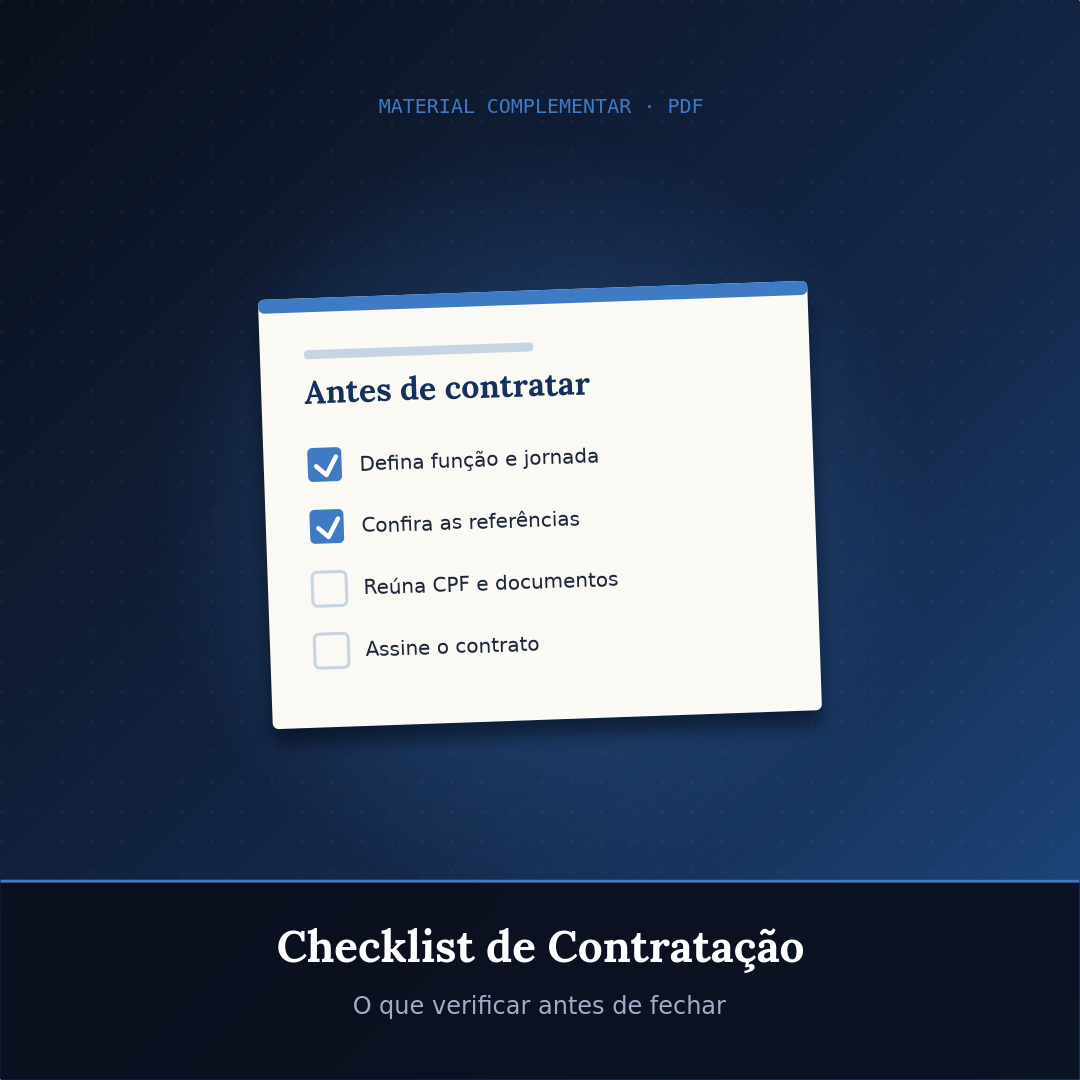 Só o Checklist de Contratação (PDF)