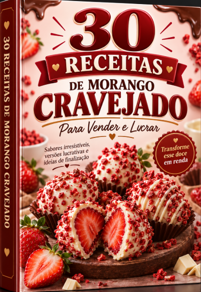 30 Receitas de Morango Cravejado 