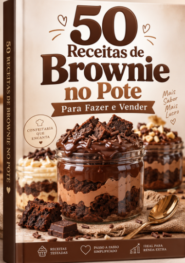 50 Receitas de Brownie no Pote Gourmet