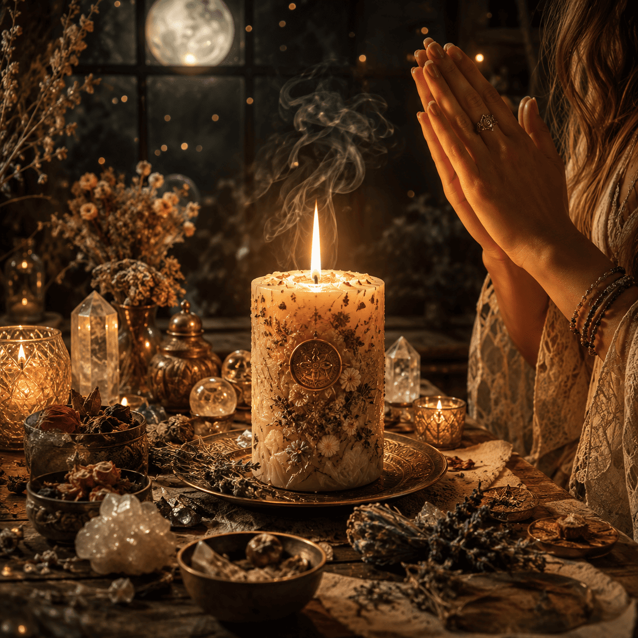 Orações e mantras para acender a vela