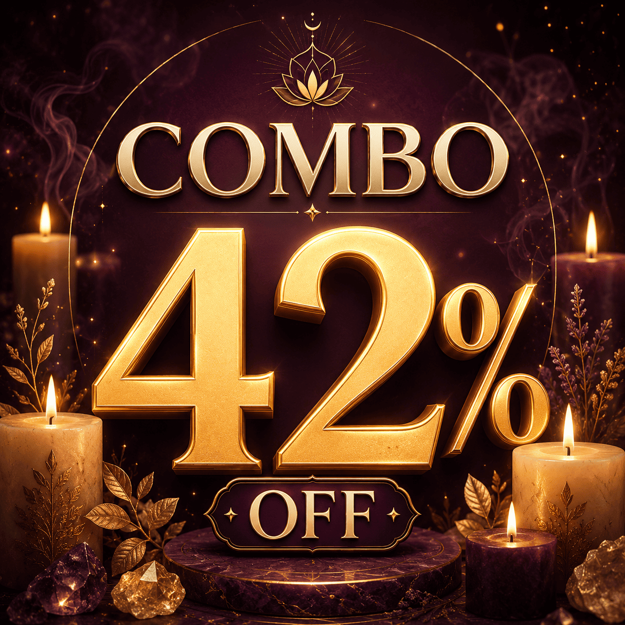 Combo com tudo acima com 42% de desconto