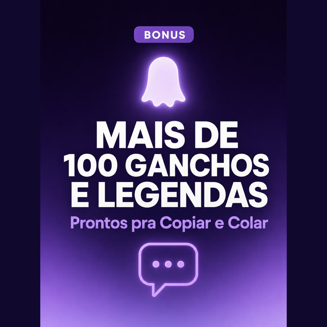 Adicione +100 Ganchos e Legendas Prontos
