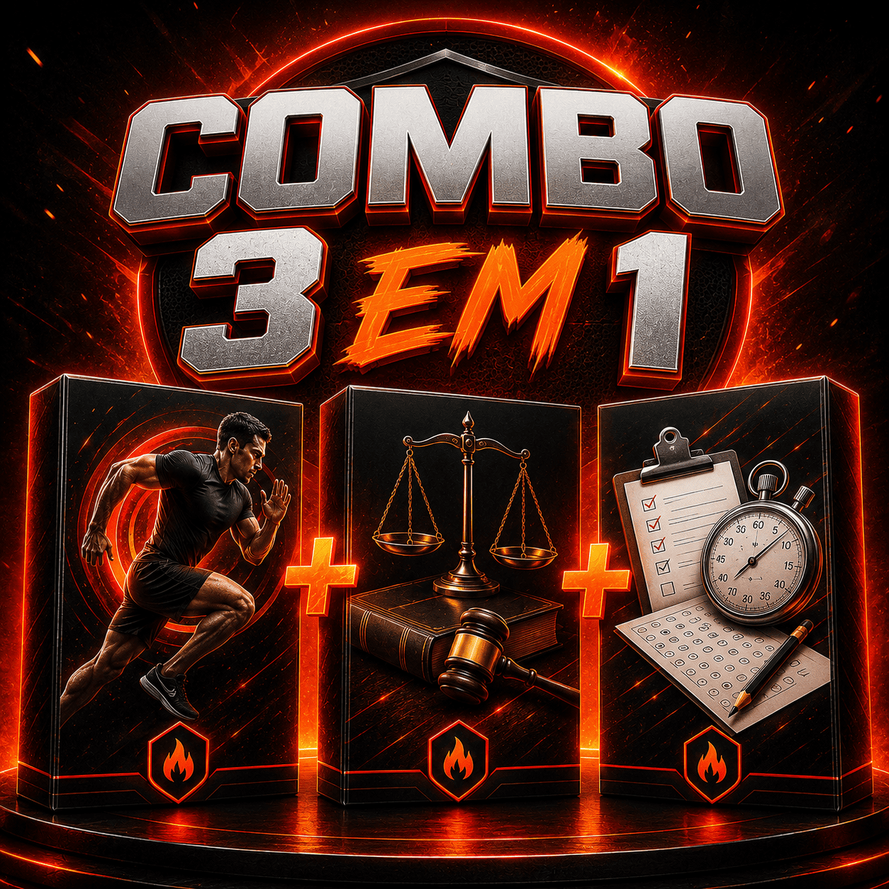 Combo 3 em 1
