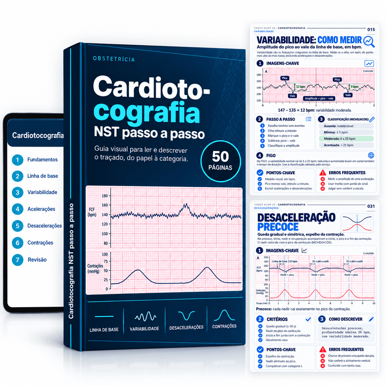 Cardiotocografia (NST) Passo a Passo