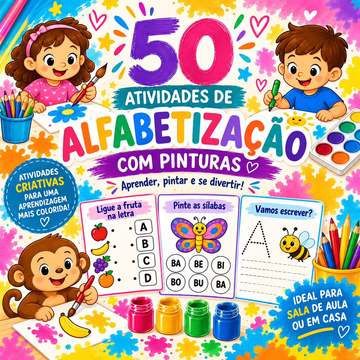 Mais de 50 Atividades de Alfabetização