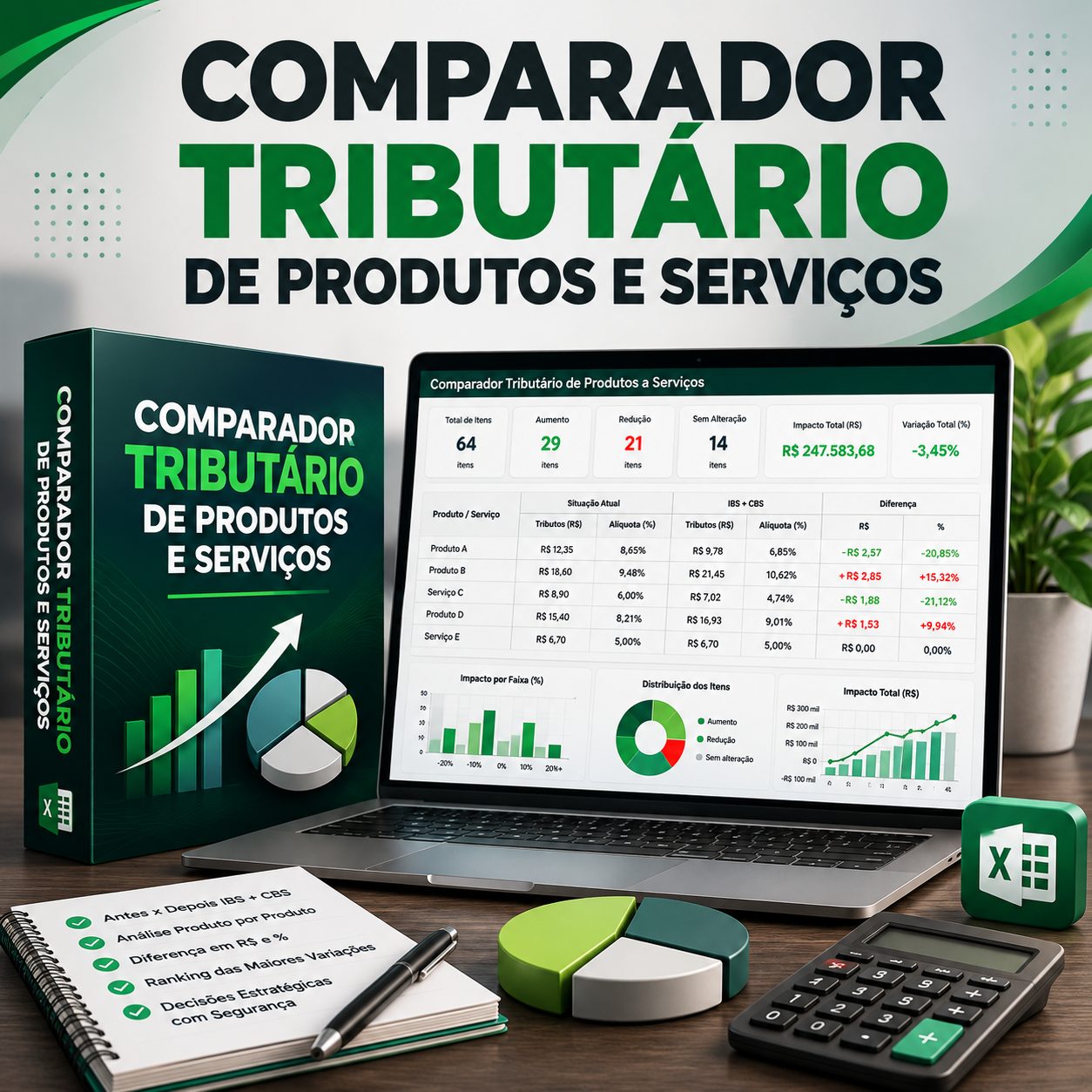 Comparador Tributário Produto e Serviço