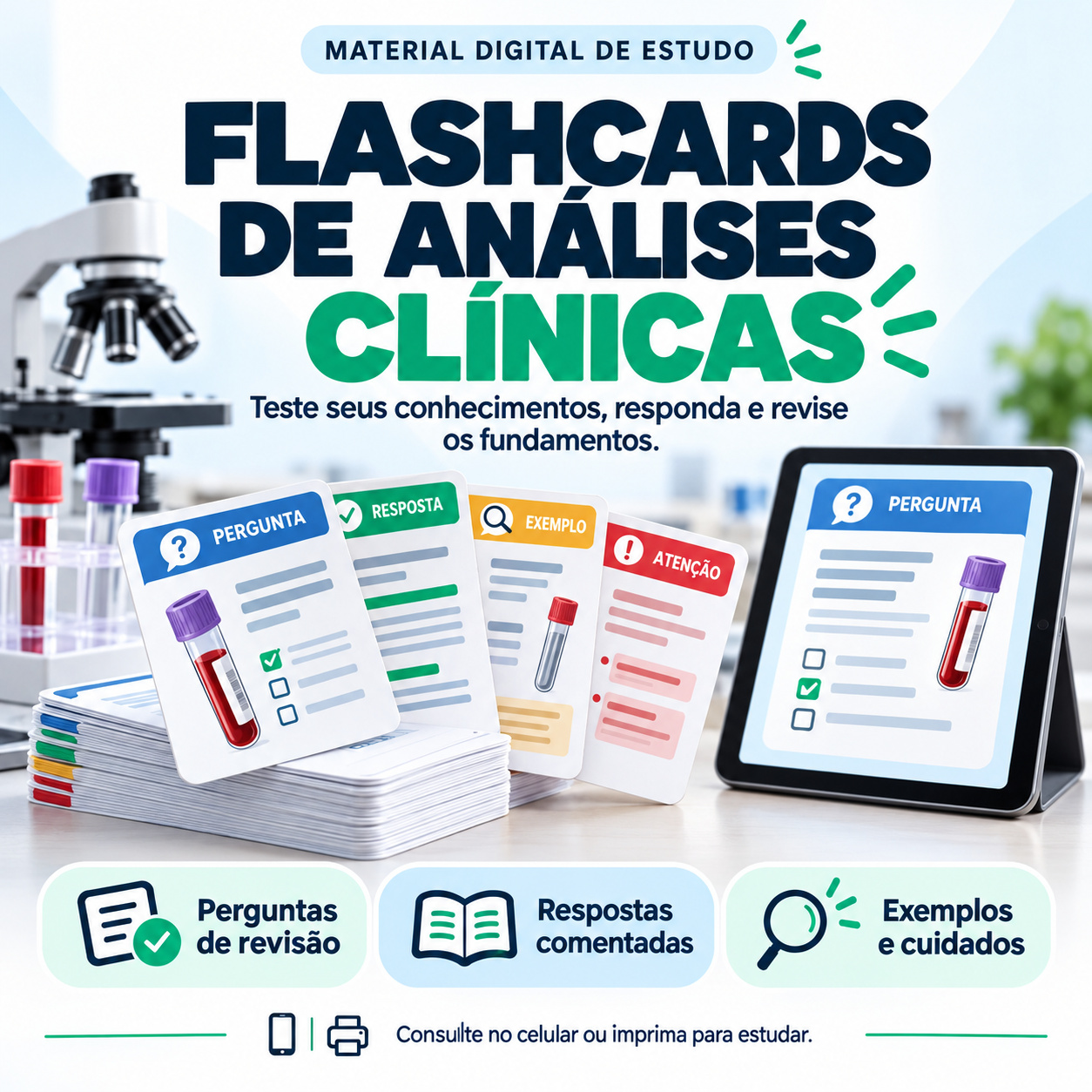 FlashCards de Análises Clínicas