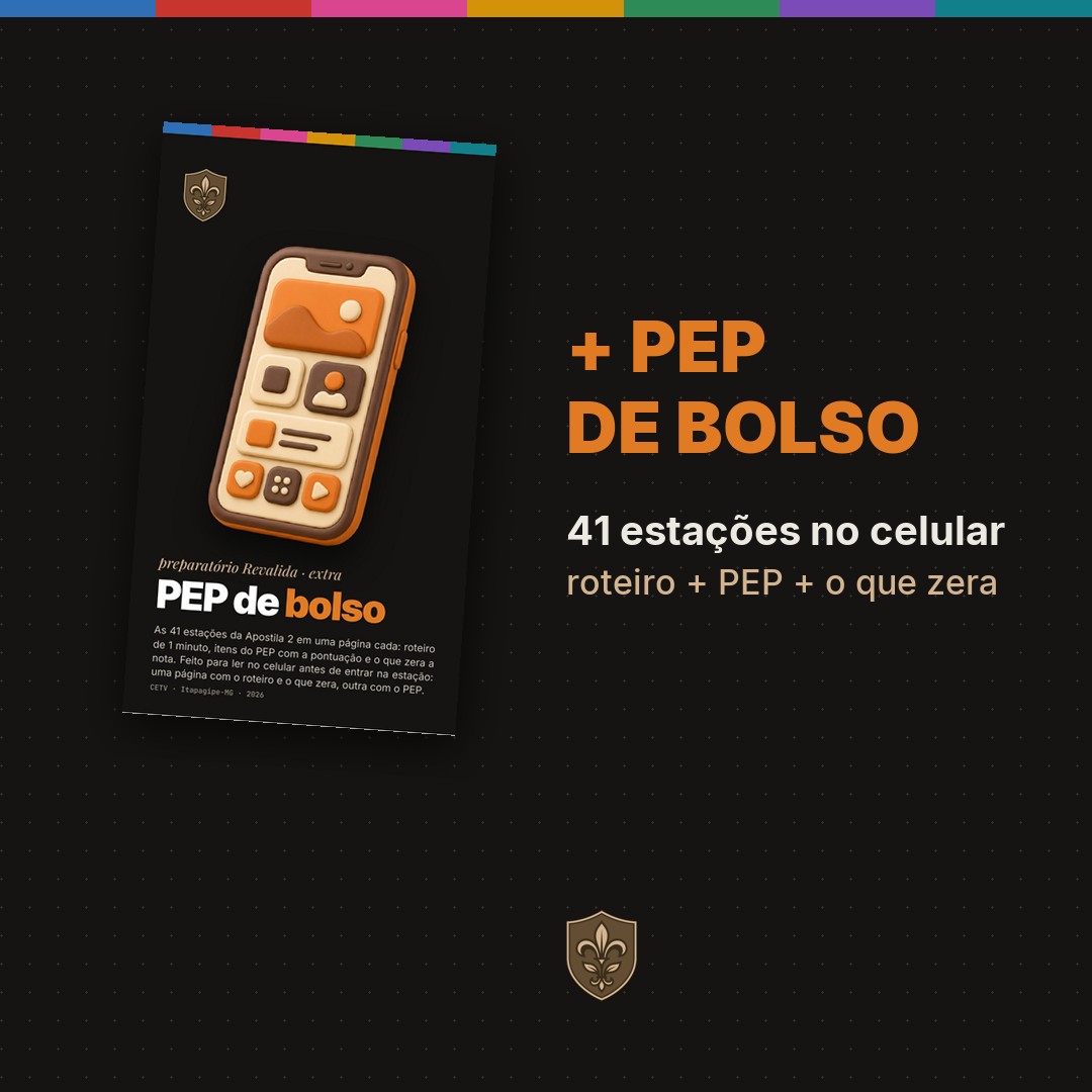 Sim, quero o PEP de Bolso (41 estações)