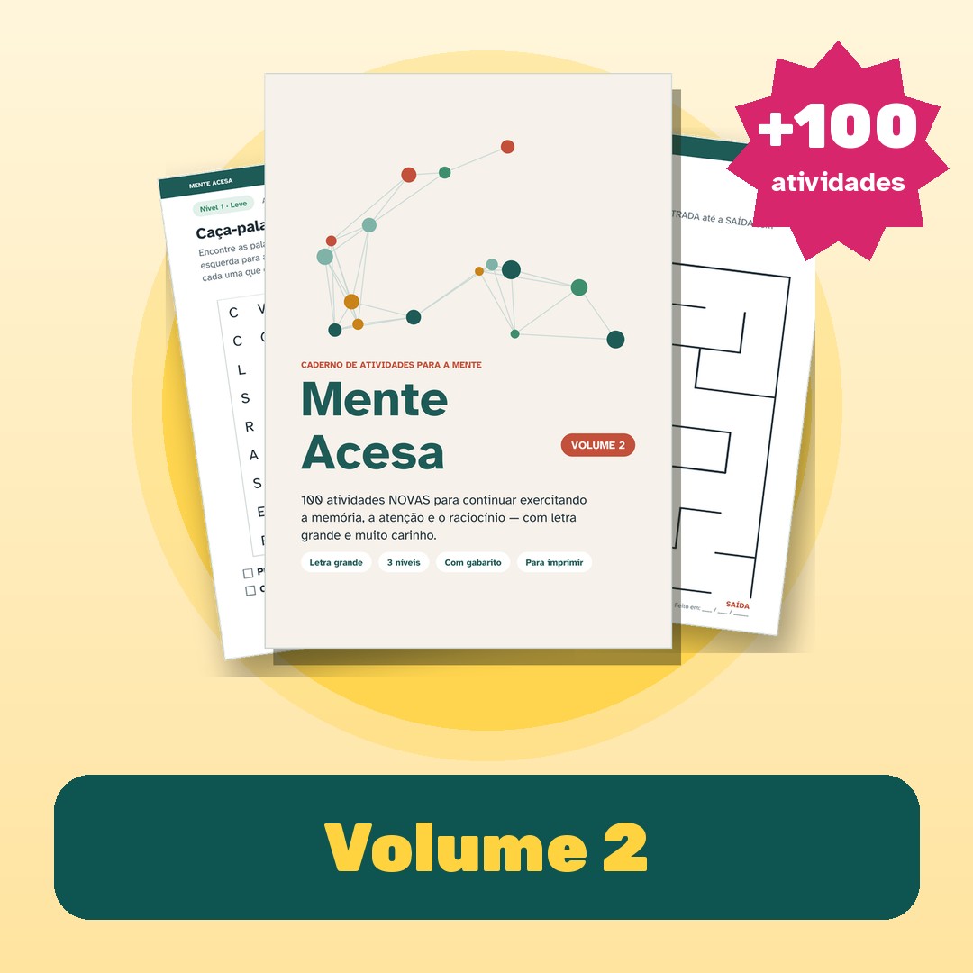 Mente Acesa – Volume 2 (100 atividades)