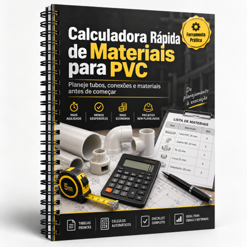 Calculadora Rápida de Materiais PVC